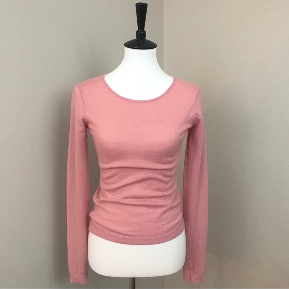 Calypso Christiane Celle pink cashmere top